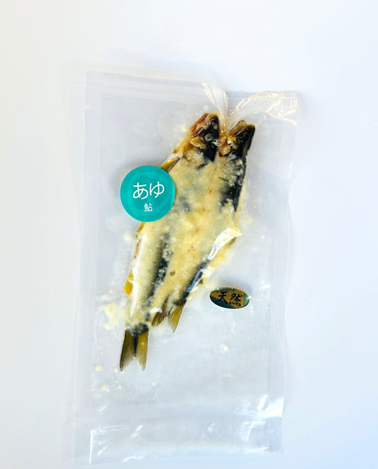 自家製　天然アユみそ漬け（2匹入）